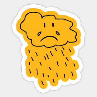 Cryin cloud Sticker